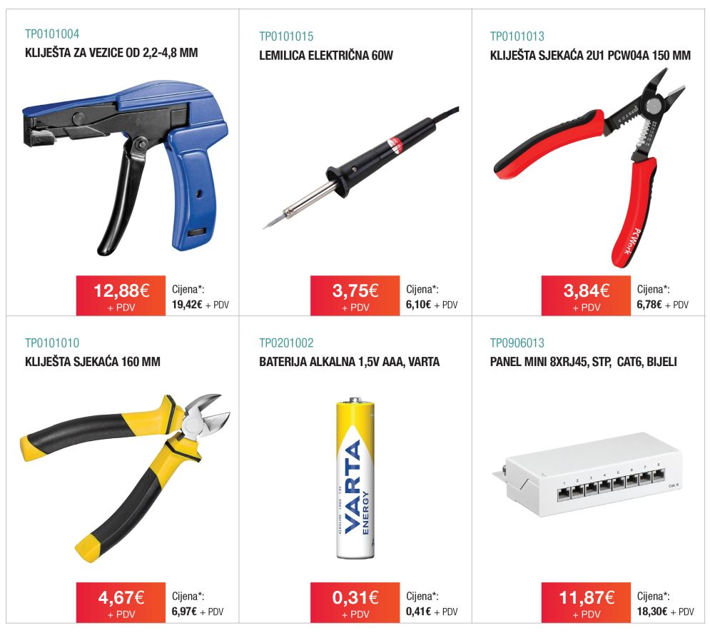 Kupite po akcijskim cijenama izdvojene alate i opremu!
